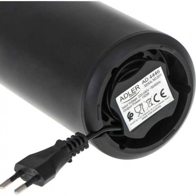 ADLER AD-4446BG Μύλος καφέ 150W Μαύρο/ Χρυσό ADLER AD-4446BG Μύλος καφέ 150W Μαύρο/ Χρυσό